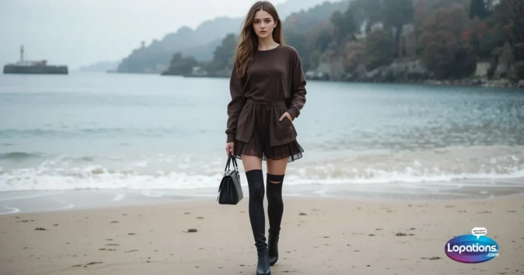 Dark Brown Outfit Captions