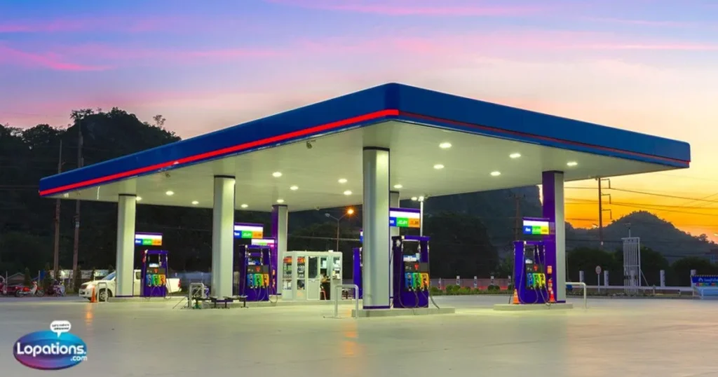 Gas Station Captions in English