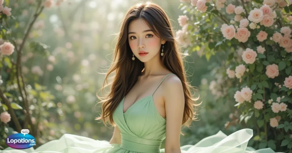 Light Green Outfit Captions
