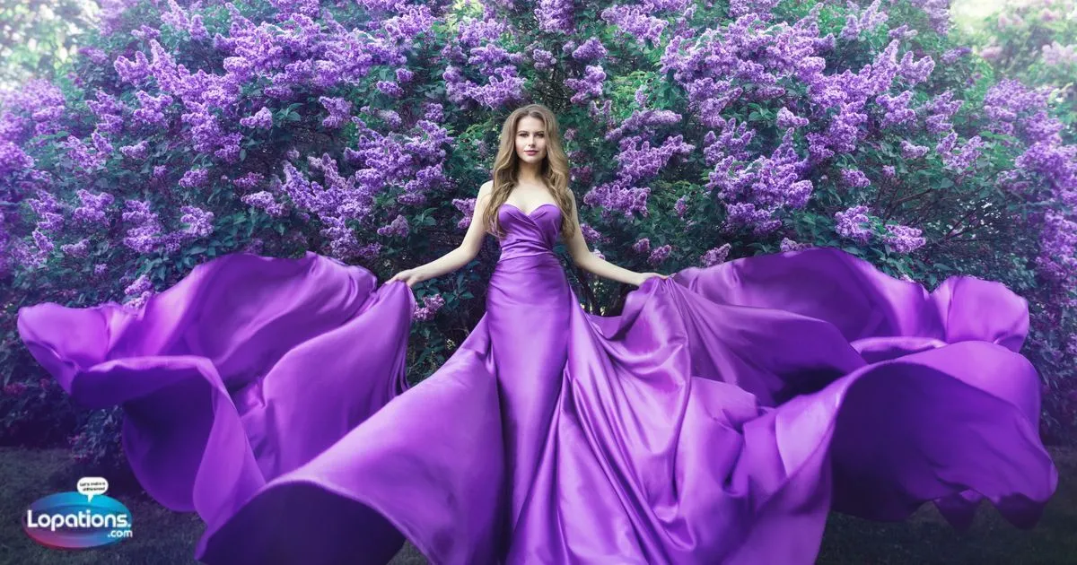Purple Dress Captions