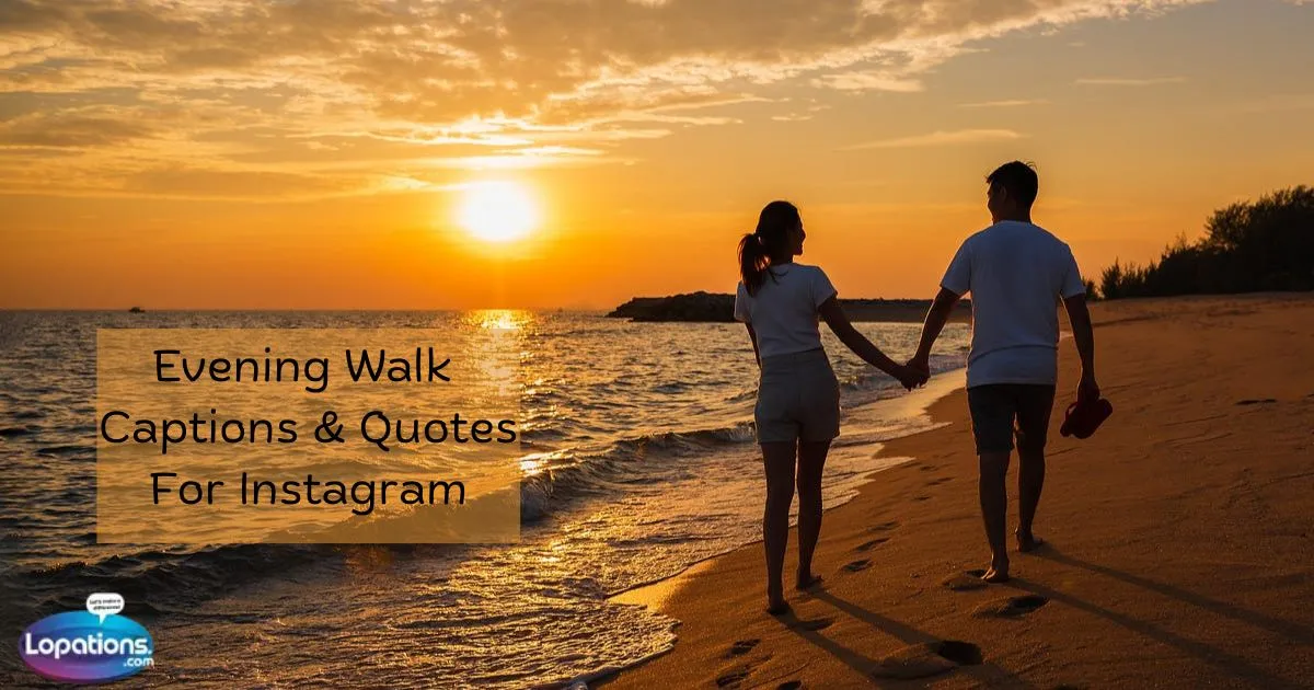 255+ Evening Walk Captions & Quotes For Instagram (2025)